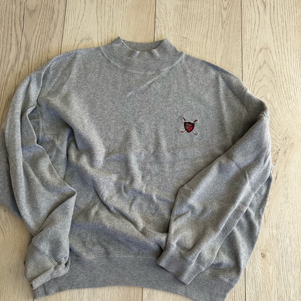 Polo by Ralph Lauren Gray Crewneck Sweater